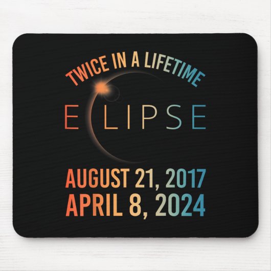 Zweimal in einem Solarzellen-Jahreszyklus 2024 Mousepad (Vorne)