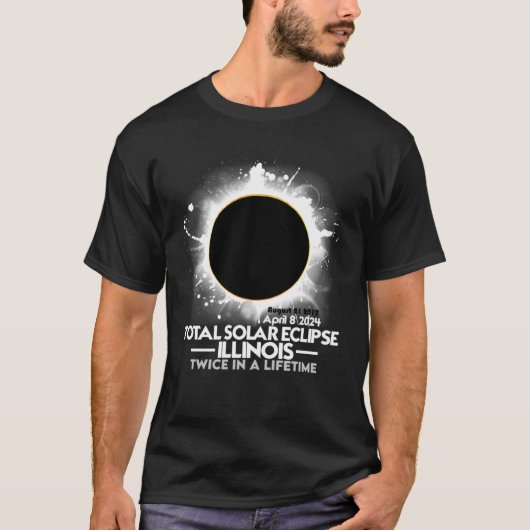 Zweimal in einer Lebensdauer Gesamtsolarausstoß IL T-Shirt (Vorderseite)