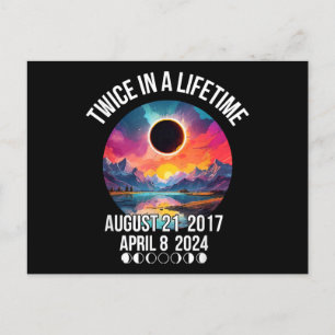 Zweimal in einer Lebenszeit April 08 April 2024 GI Feiertagspostkarte