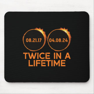 Zweimal in einer Lebenszeit Solar Eclipse 2024 Tot Mousepad