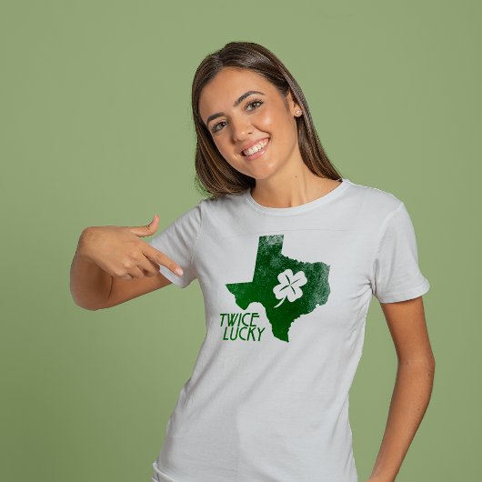 Zweimal Lucky Texas St. Patrick's Day T-Shirt