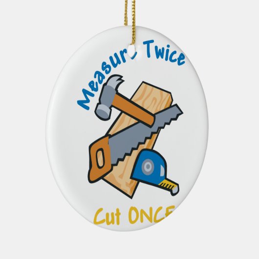 zweimal messen keramik ornament (Rechts)