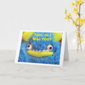 ZWEIMAL MISST ICH IHNEN, DASS MONSTER "JA, ICH TUN KARTE (Gelbe Blume)