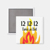Zweimal so böse magnet (Vorderseite/Rückseite)