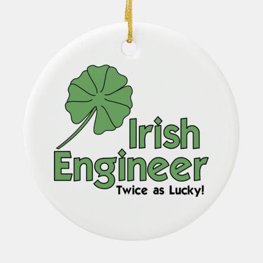 Zweimal so glücklich keramik ornament (Hinten)