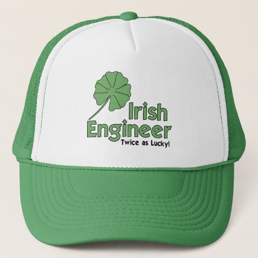 Zweimal so glücklich truckerkappe (Vorderseite)