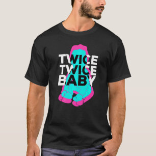 Zweimal zweimal Baby Wir haben Twins Niedlich und T-Shirt