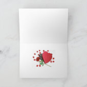 Zweimalige Valentinstrasse Feiertagskarte (Innenseite)