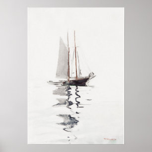 Zweimast-Schoner mit Dory (1894)  Poster