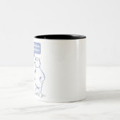 Zweipolig Zweifarbige Tasse (Mittel)