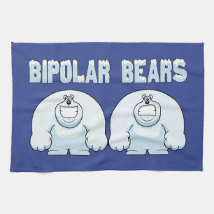 ZWEIPOLIGE BÄREN GESCHIRRTUCH