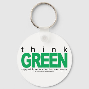 Zweipolige Störungs-denke ökologisch Schlüsselanhänger