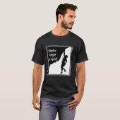 Zweipoliges Bewusstsein: hangin herein dort!! T-Shirt (Vorne ganz)
