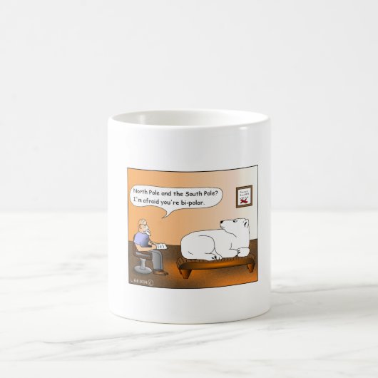 Zweipoliges Cartoon Coffe eMug Kaffeetasse (Mittel)