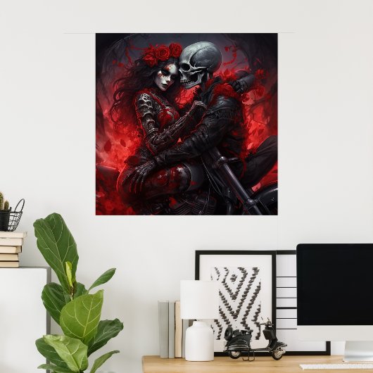 Zweiradposter Poster (Heimbüro)