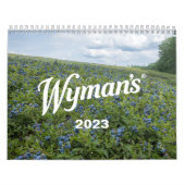 Zweiseiten Mittelkalender, weißer Kalender (Titelbild)