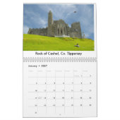 Zweiseitenweißer Kalender (Jan 2027)