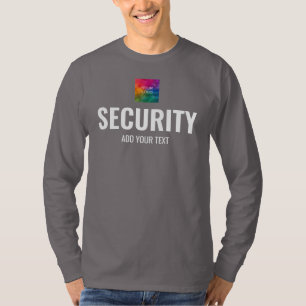 Zweiseitig bedruckte, lange Schlange - Sicherheit  T-Shirt