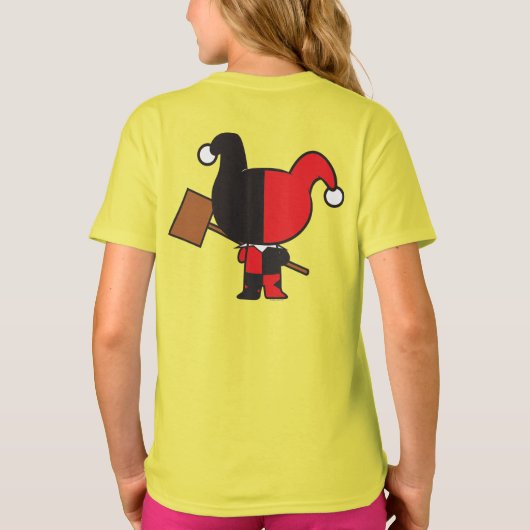 Zweiseitig Chibi Harley Quinn T-Shirt (Rückseite)
