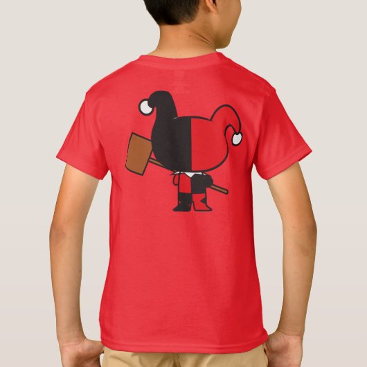 Zweiseitig Chibi Harley Quinn T-Shirt (Rückseite)
