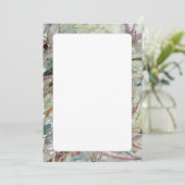 zweiseitige Australische Foliage Einladung (Stehend Vorderseite)