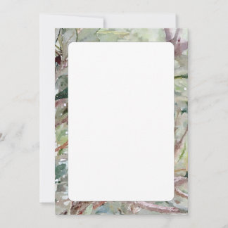 zweiseitige Australische Foliage Einladung