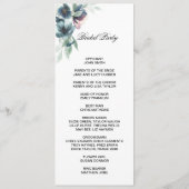 Zweiseitige Blume Programm (Rückseite)