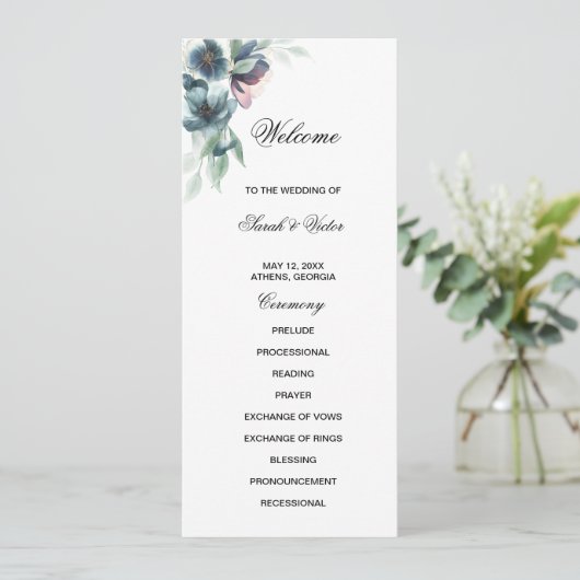 Zweiseitige Blume Programm (Stehend Vorderseite)