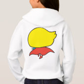 Zweiseitige Chibi-Supergirl Hoodie (Rückseite)