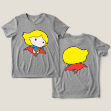 Zweiseitige Chibi-Supergirl
