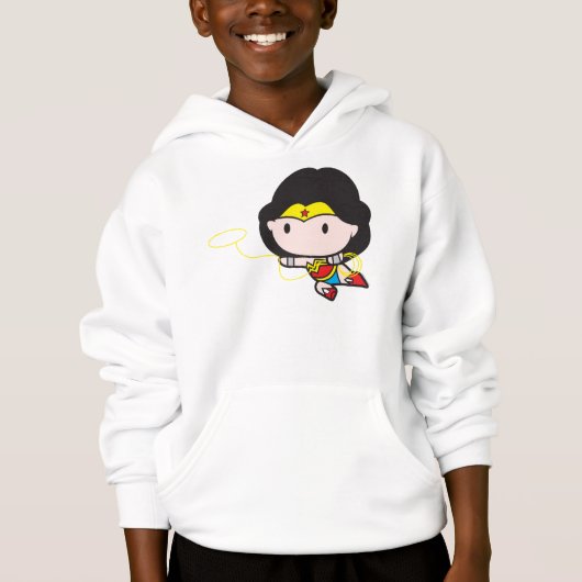 Zweiseitige Chibi Wonder Woman Hoodie (Vorderseite)
