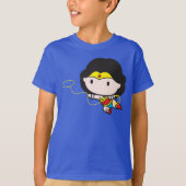 Zweiseitige Chibi Wonder Woman T-Shirt (Vorderseite)