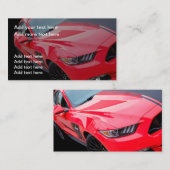 Zweiseitige coole Kfz-Visitenkarten Visitenkarte (Vorne/Hinten)