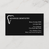Zweiseitige Dental Office-Visitenkarten Visitenkarte (Vorderseite)