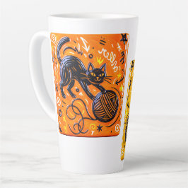 Zweiseitige Neonkatze  Milchtasse