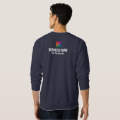 Zweiseitige Printbusiness-Arbeitsmittel Sweatshirt (Schwarz voll)