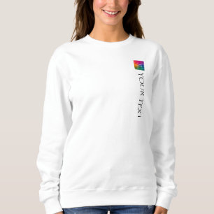 Zweiseitige Printmedien Moderne Elegante, trendy Sweatshirt
