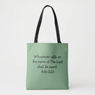 Zweiseitige Schrift-Tasche Tasche
