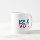 Zweiseitige Tasse für das Flag IssueVoter (VorderseiteRechts)