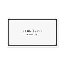 Zweiseitige Visitenkarte