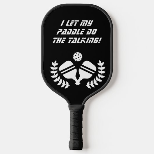 😁 😍 zweiseitigen benutzerdefinierten Text und Fo Pickleball Schläger (Rückseite)