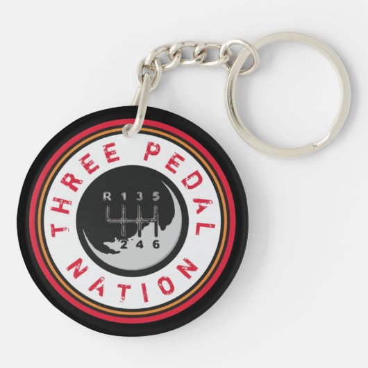 Zweiseitiger ANTITHEFT-MANUELLER SCHLÜSSELANHÄNGER (Rückseite)