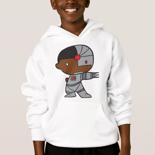 Zweiseitiger Chibi Cyborg Hoodie (Vorderseite)