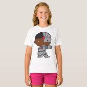 Zweiseitiger Chibi Cyborg T-Shirt (Vorne ganz)