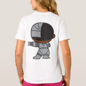 Zweiseitiger Chibi Cyborg T-Shirt (Rückseite)