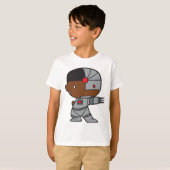 Zweiseitiger Chibi Cyborg T-Shirt (Vorne ganz)