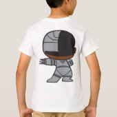 Zweiseitiger Chibi Cyborg T-Shirt (Rückseite)