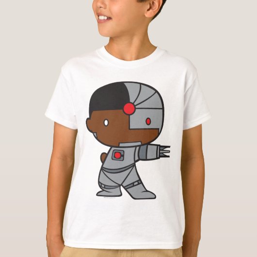 Zweiseitiger Chibi Cyborg T-Shirt (Vorderseite)