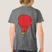 Zweiseitiger Chibi Flash Tri-Blend Shirt (Rückseite)