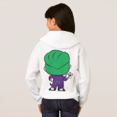 Zweiseitiger Chibi-Joker Hoodie (Schwarz voll)